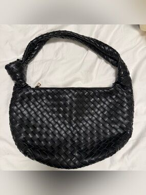 Target A New Day Woven Shoulder Bag - Black